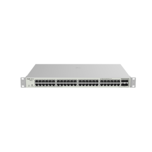 Switch Administrable L2 PoE+ hasta 370W, 48 Puertos Gigabit, 4 puertos SFP 1G, Administración Remota en la Nube.