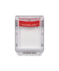 Stopper II® de Policarbonato Super Resistente / sin Sirena / Montaje a Ras / Español 4 Globaltecnoly STI1200ES FRENTE l