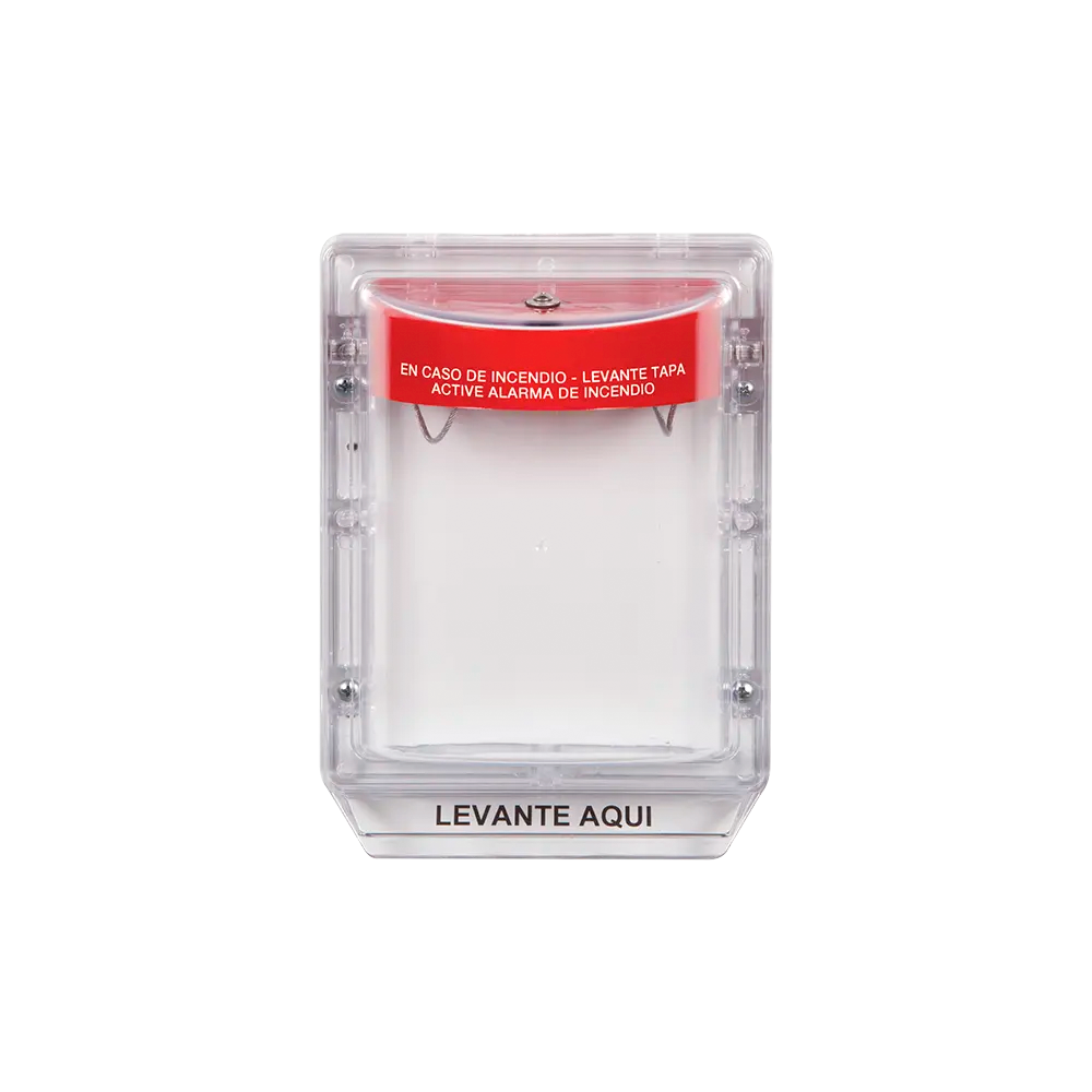 Stopper II® de Policarbonato Super Resistente / sin Sirena / Montaje a Ras / Español 2 Stopper II® de Policarbonato Super Resistente / sin Sirena / Montaje a Ras / Español - Imagen 2