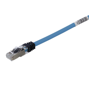 Patch Cord Cat6A, Blindado S/FTP, CM/LS0H, 1m, Color Azul