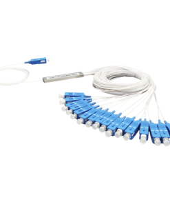 Splitter (Divisor Óptico) tipo PLC, 1x16, conectores SC/UPC