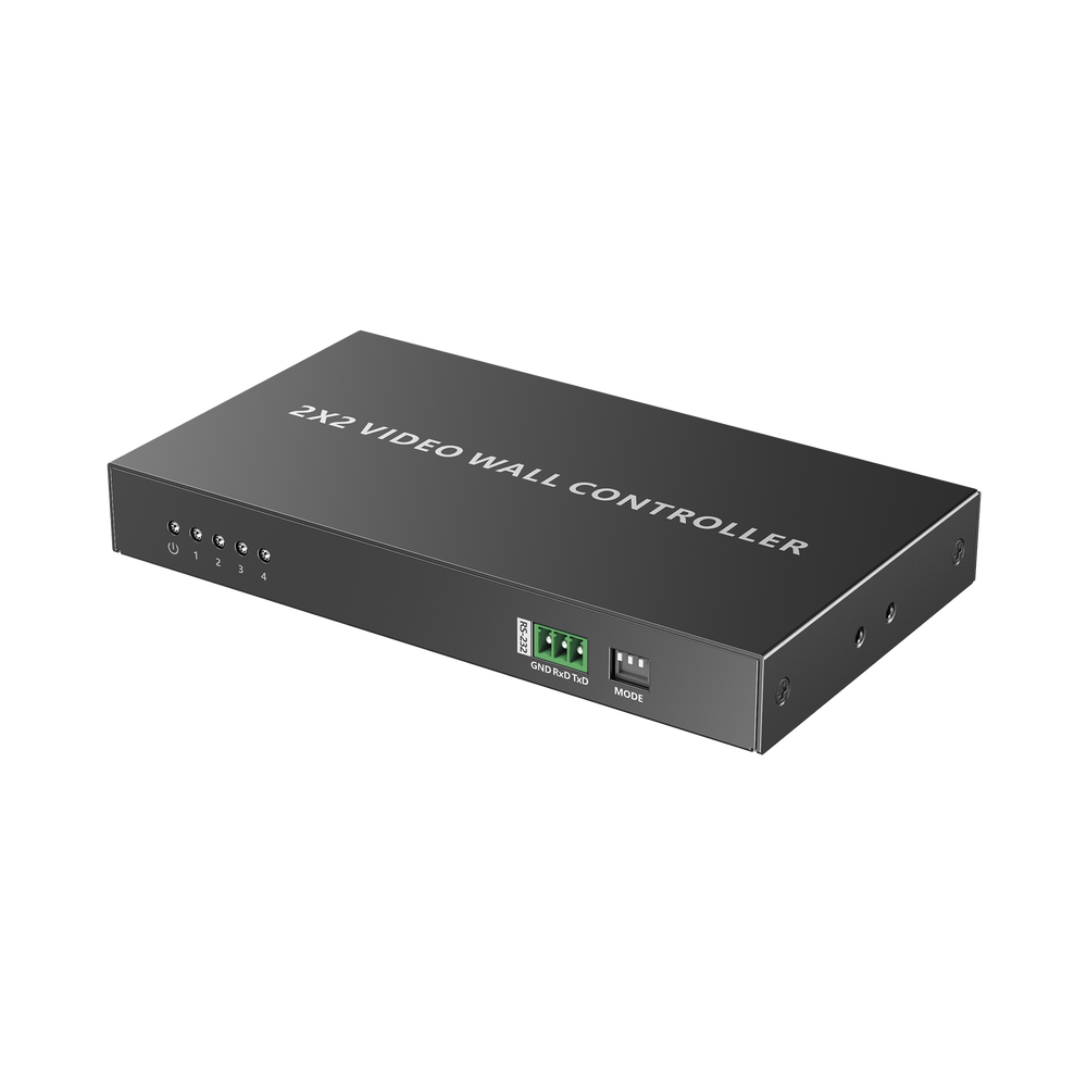 Controlador de VideoWall 2x2 | Multiples Modos de Vista | Audio 3.5mm | Control RS232 1 Controlador de VideoWall 2x2 | Multiples Modos de Vista | Audio 3.5mm | Control RS232