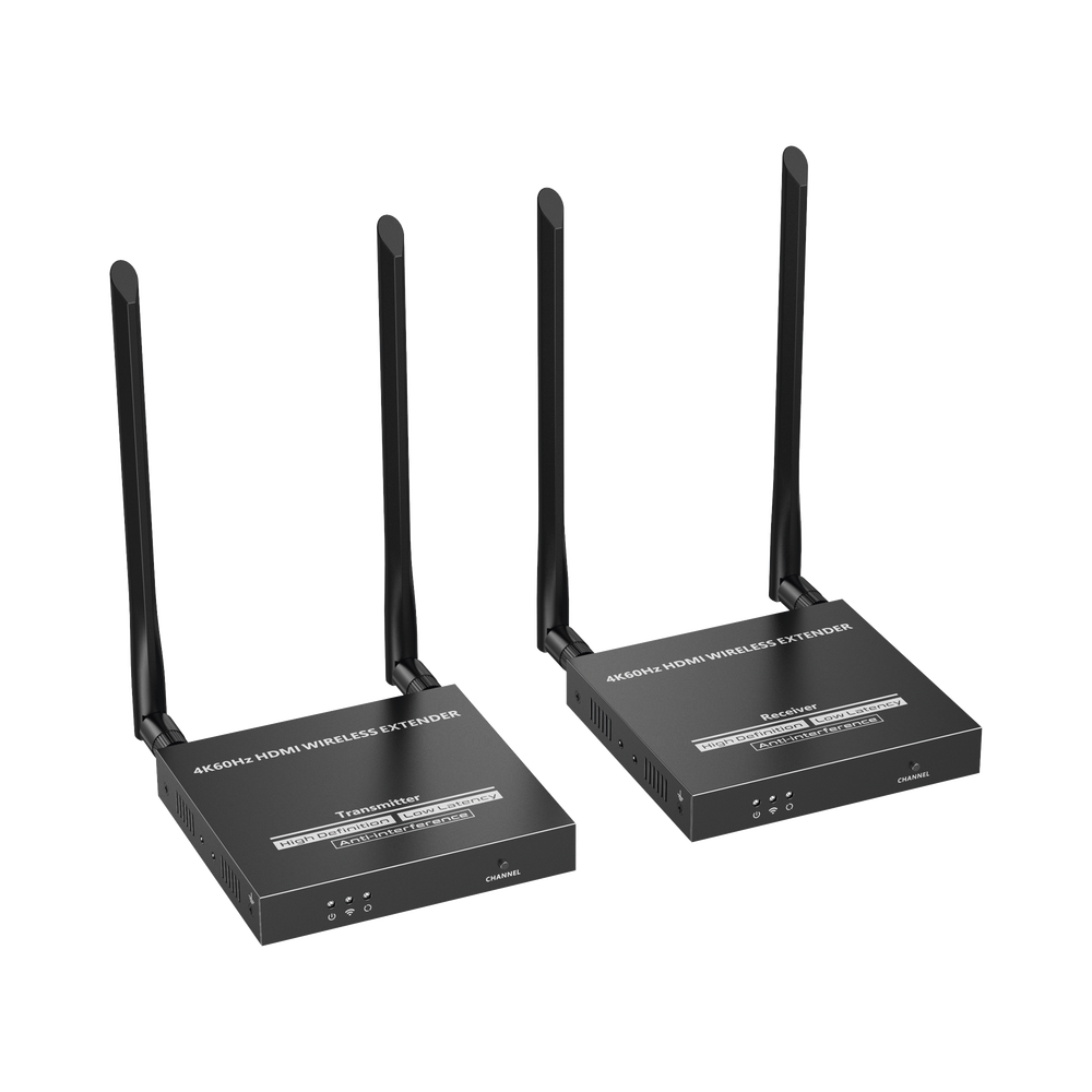 Kit Extensor Inalámbrico | 4K@60Hz | Transmisión hasta 50m | Transferencia IR | Emparejamiento SSID 1 Kit Extensor Inalámbrico | 4K@60Hz | Transmisión hasta 50m | Transferencia IR | Emparejamiento SSID