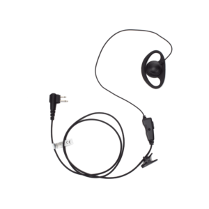 Micrófono de solapa con gancho auricular en forma de D para radios HYT BD-506 y Motorola R2/EP450/ RVA50/ DTR620/ DTR720/ DEP450/ EP350/ VX80/ MAG ONE