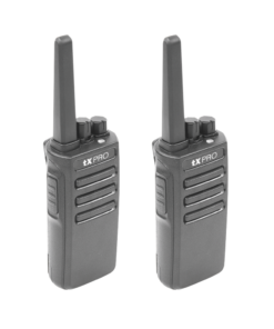 Duo de Radios Portatiles VHF, 5W de Potencia, Scrambler de Voz, Alta Cobertura, 136-174 MHZ