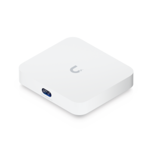 UniFi Cloud Gateway, Router multiWAN para balanceo/failover / Integra UniFi Network para administrar hasta 30 dispositivos UniFi, (1) puerto WAN 1/2.5 GbE y (4) puertos LAN GbE