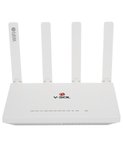ONU GPON/EPON con Wi-Fi 6 AX1500 / Wi-Fi Doble banda 2.4 y 5 GHz / 4 Puertos Gigabit / Puerto PON SC/UPC, Hasta 1500 Mbps con Antena plegable de 180° 9 Globaltecnoly V2804AX15R AD 1 l 1