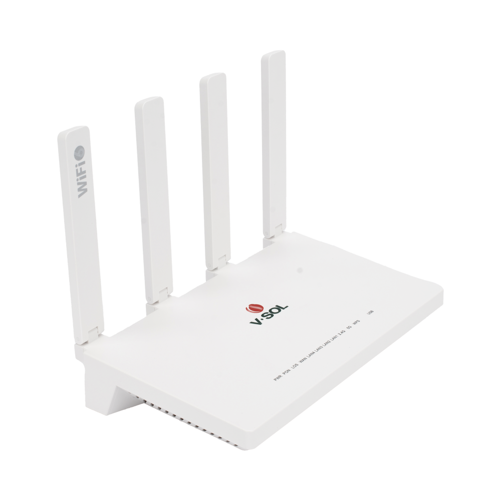 ONU GPON/EPON con Wi-Fi 6 AX1500 / Wi-Fi Doble banda 2.4 y 5 GHz / 4 Puertos Gigabit / Puerto PON SC/UPC, Hasta 1500 Mbps con Antena plegable de 180° 5 ONU GPON/EPON con Wi-Fi 6 AX1500 / Wi-Fi Doble banda 2.4 y 5 GHz / 4 Puertos Gigabit / Puerto PON SC/UPC, Hasta 1500 Mbps con Antena plegable de 180° - Imagen 5