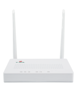 Alternative view of ONU Dual G/EPON con Wi-Fi en 2.4 GHz + 1 puerto LAN Gigabit + 1 puerto LAN Fast Ethernet, hasta 300 Mbps vía inalámbrico