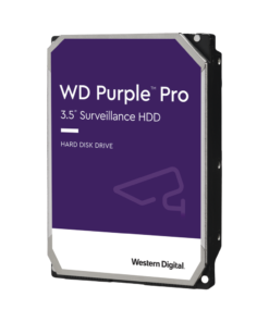 Disco Duro Purple Pro de 12 TB / 7200 RPM / Optimizado para Soluciones de Videovigilancia con Analiticos (Meta Data) / Uso 24-7 / 5 Años de Garantia