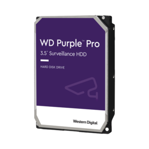 Disco Duro Purple Pro de 12 TB / 7200 RPM / Optimizado para Soluciones de Videovigilancia con Analiticos (Meta Data) / Uso 24-7 / 5 Años de Garantia