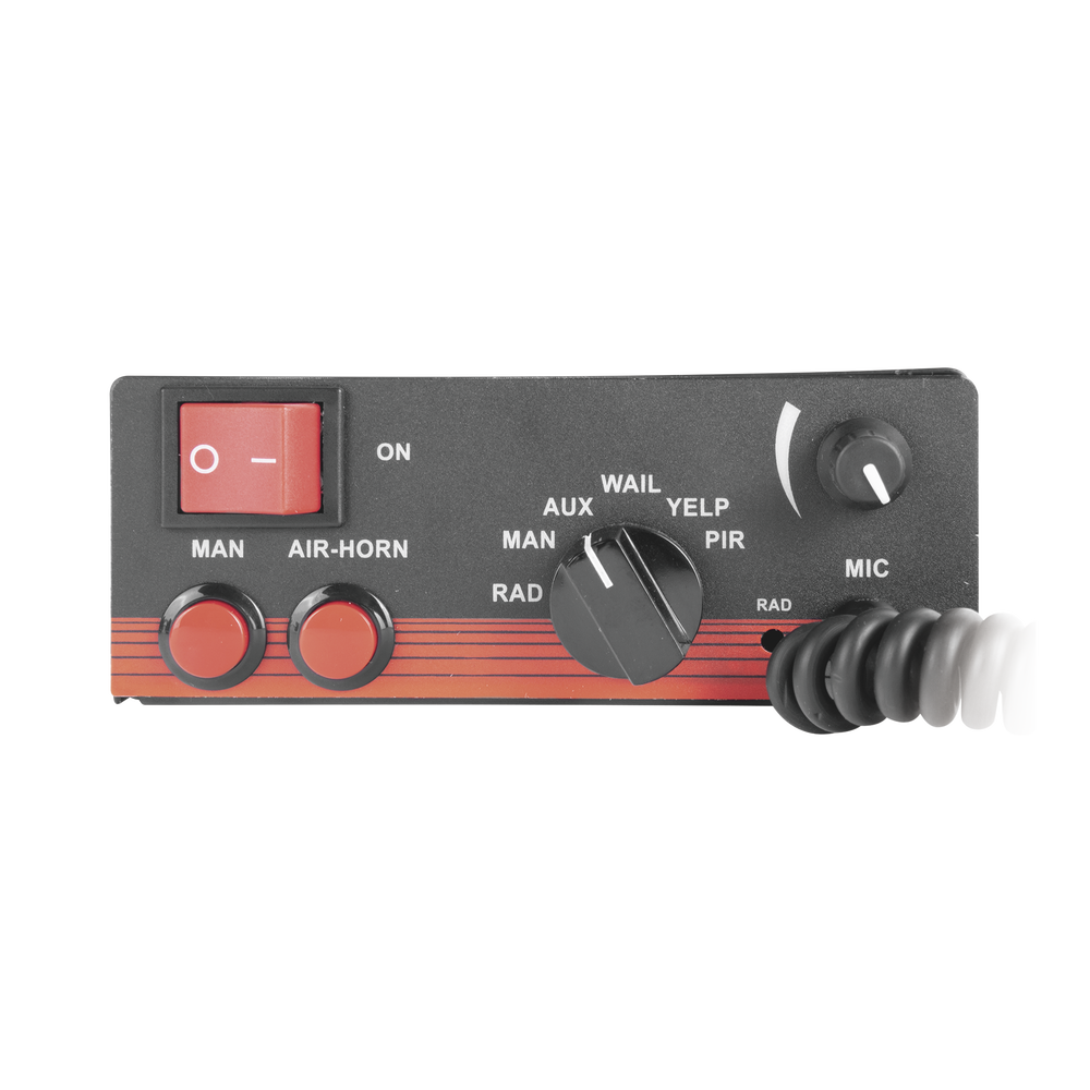 Sirena Vehicular de 200W de Potencia, Con Switch Giratorio de 6 posiciones, Micrófono de Uso Rudo e Interconexión a Radio 2 Sirena Vehicular de 200W de Potencia, Con Switch Giratorio de 6 posiciones, Micrófono de Uso Rudo e Interconexión a Radio - Imagen 2