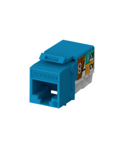 Jack hembra Rj45 / Color Azul / Paquete Por 50 Piezas / Keystone / Ponchado 90°