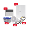 Kit de Alarma DSPHA64LP / Teclado / Sirena / Comunicador 3G/4G / Batería de Respaldo 16 Globaltecnoly KITH64TSB3G l