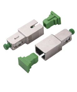 Atenuador óptico macho-hembra con conector SC/APC de 15dB para fibra Monomodo