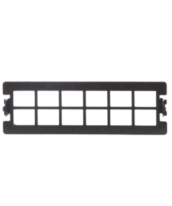 Principal 272 Placa acopladora vacía para Distribuidor de Fibra Óptica LP-ODF-8024, acepta 12 acopladores SC simplex o 12 acopladores LC Duplex, color negro