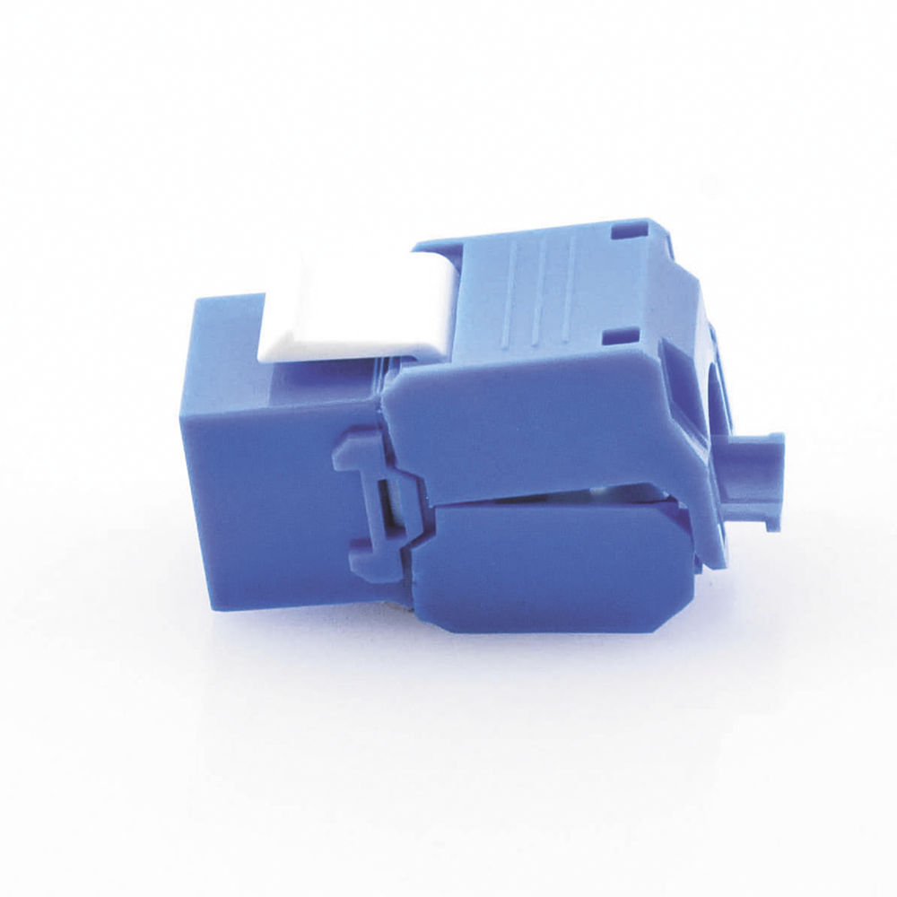 Módulo Jack Keystone Cat6 (toolless), con terminación en ángulo 180 º Color Azul, Compatible con Faceplate y Patchpanel Linkedpro 4 Módulo Jack Keystone Cat6 (toolless), con terminación en ángulo 180 º Color Azul, Compatible con Faceplate y Patchpanel Linkedpro - Imagen 4