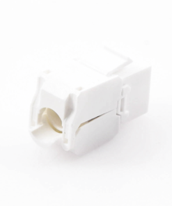 Alternative view of Módulo Jack Keystone Cat6A (toolless), con terminación en ángulo 180 º Color Blanco, Compatible con Faceplate y Patchpanel Linkedpro