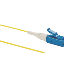 Pigtail de Fibra Óptica LC Simplex, Monomodo OS2 9/125, 900um, Color Amarillo, 1 Metro