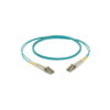 Jumper de Fibra Óptica NetKey de 2 Fibras OM4, Chaqueta Riser 2.0 mm, LC Dúplex a LC Dúplex, 2 Metros 5 Globaltecnoly NKFPZ22RLLSM002 l