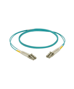 Jumper de Fibra Óptica NetKey de 2 Fibras OM4, Chaqueta Riser 2.0 mm, LC Dúplex a LC Dúplex, 2 Metros