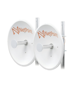 Antena Direccional / 2 ft / 4.9-6.4 GHz / Ganancia 30 dBi / SLANT de 45 ° y 90 ° / Conector N-Hembra / Montaje y jumpers incluidos.