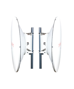 Kit de 2 Antenas de parabola profunda, blindada, con supresión al ruido de 4 ft, 5.9-7.2 GHz, Ganancia 36 dBi con SLANT de 45 ° y 90 °, ideal para hasta 80 km, Conectores N-hembra, montaje con alineación milimétrica.