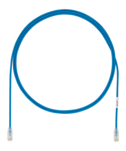 Cable de Parcheo UTP Cat6A, CM/LSZH, Diámetro Reducido (28AWG), Color Azul, 6 metro