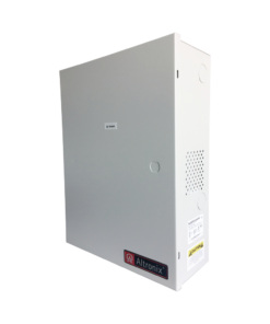 Fuente de poder ALTRONIX de 12/24 Vcd @ 6 Amper, con capacidad de batería de respaldo, requiere batería, 8 salidas, con voltaje de entrada de 115 Vca