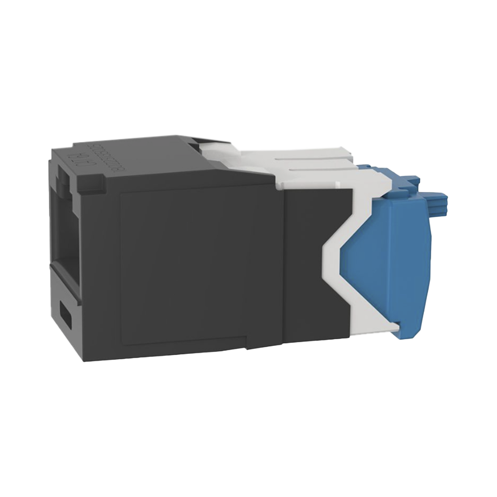 Conector Jack RJ45 Estilo TG, Mini-Com, Categoría 6A, de 8 posiciones y 8 cables, Color Negro 3 Conector Jack RJ45 Estilo TG, Mini-Com, Categoría 6A, de 8 posiciones y 8 cables, Color Negro - Imagen 3