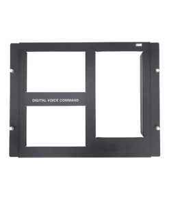 Placa de 2 Fila para DVC / Color Negro