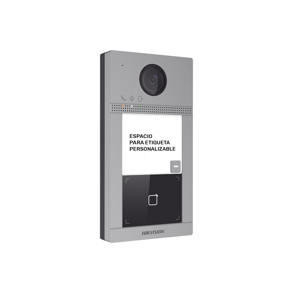 Videoportero IP PoE Estandar (IP65 + IK08) con Llamada y apertura desde APP Hik-Connect / Soporta 1 Departamento y hasta 6 Monitores / Apertura con tarjeta / Soporta 2 puertas 2 Videoportero IP PoE Estandar (IP65 + IK08) con Llamada y apertura desde APP Hik-Connect / Soporta 1 Departamento y hasta 6 Monitores / Apertura con tarjeta / Soporta 2 puertas - Imagen 2