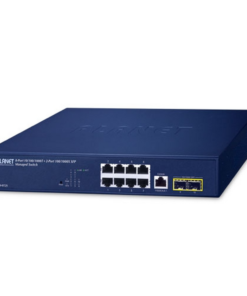 Switch Ethernet Gigabit gestionable de 8 puertos de cobre 10/100/1000BASE-T y 2 interfaces de fibra óptica SFP 100/1000BASE-X