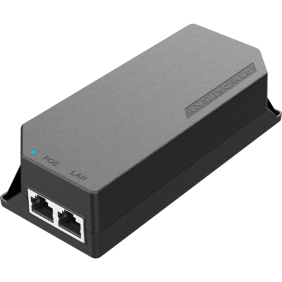 Inyector POE plug-and-play que proporcionan alimentación a los dispositivos PoE+ at/af
