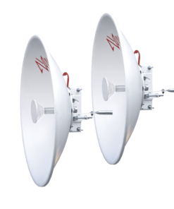 Kit de 2 Antenas Direccionales de alto rendimiento / Diámetro de 60 cm / 5.9-7.2 GHz / Ganancia 30 dBi / SLANT de 45° y 90° / Ideal para 30 km / Conector N-Hembra / Montaje y jumpers incluidos. (No incluye radomo)