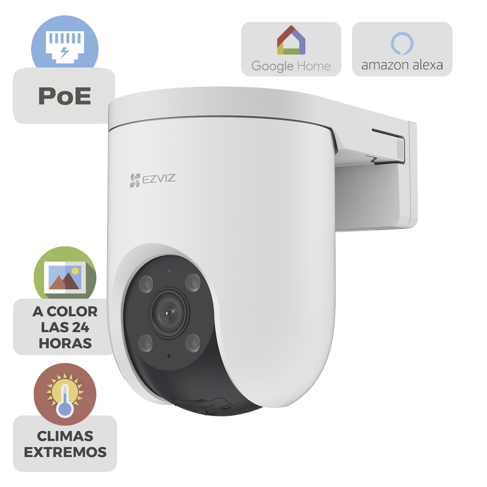Cámara PT PoE / 3 Megapixel / PoE / Movimiento Panorámico de 360° / Preset / Seguimiento Inteligente / Detección Humana / Audio de Dos Vías 5 Cámara PT PoE / 3 Megapixel / PoE / Movimiento Panorámico de 360° / Preset / Seguimiento Inteligente / Detección Humana / Audio de Dos Vías - Imagen 5