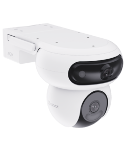 Cámara de Seguridad Dual 4G LTE + WiFi 6 / 4MP + 4MP Dual Lente / 360° Panorámica + 35m Visión Nocturna / Detección IA Humano-Vehiculo / Seguimiento Automático / Almacenamiento MicroSD 512GB + Nube / Resistente a Int 20 Globaltecnoly CSHB90X SP 4G W AD 7 l
