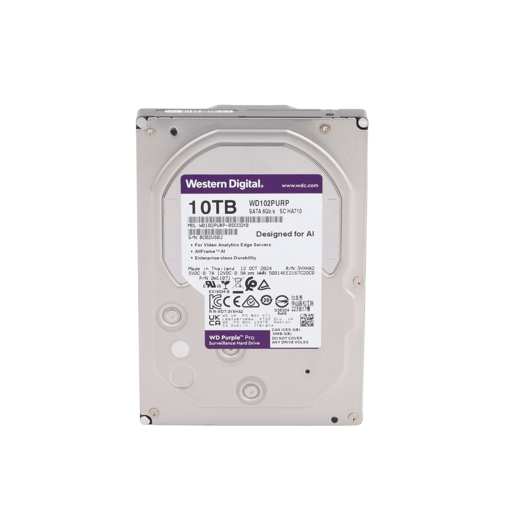HDD 10TB 7200RPM P/SOLUCIONES DE VIDEO INTELIGENTE 2 HDD 10TB 7200RPM P/SOLUCIONES DE VIDEO INTELIGENTE - Imagen 2