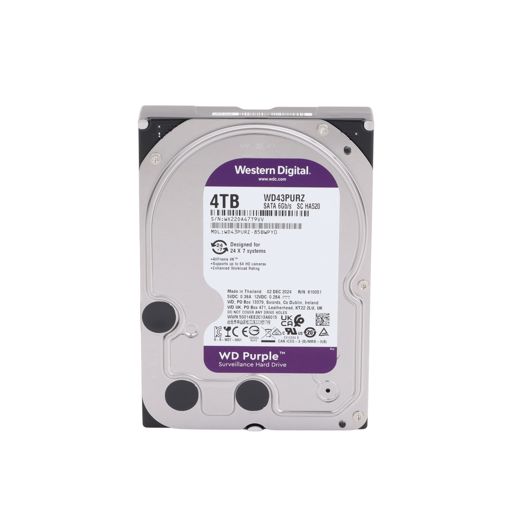 Disco duro WD de 4TB / 3 AÑOS DE GARANTÍA / Optimizado para Videovigilancia 2 Disco duro WD de 4TB / 3 AÑOS DE GARANTÍA / Optimizado para Videovigilancia - Imagen 2