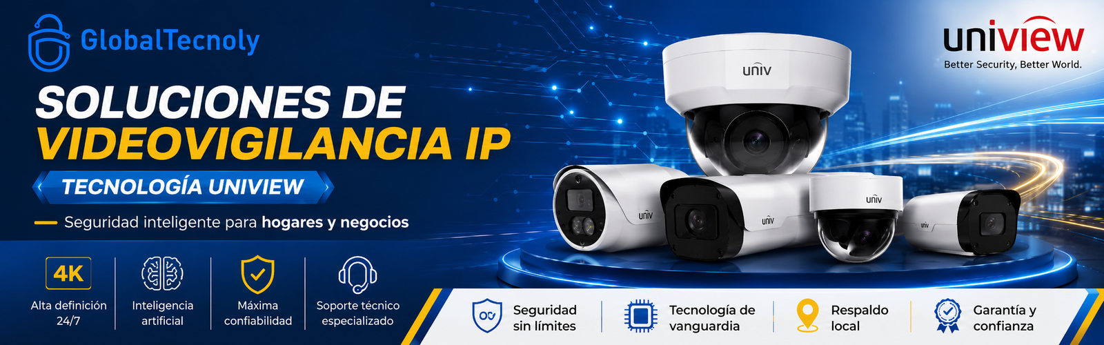 Globaltecnoly banner Uniview 3