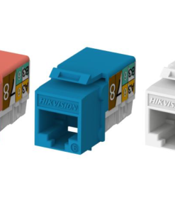 Jack hembra Rj45 / Color Naranja / Paquete Por 50 Piezas / Keystone / Ponchado 90°