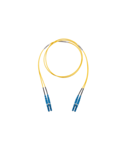 Jumper de Fibra Óptica OS2, 2 Fibras, 1.6 mm, Chaqueta LSZH, LC Dúplex a LC Dúplex, 2 Metros