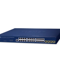 Switch gestionado L2/L4 de 24 puertos Gigabit RJ45 y 4 ranuras SFP 1G/2.5G, montaje en rack 1U