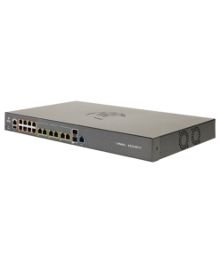 Switch PoE cnMatrix EX2016M-P de 16 puertos (8x 802.3af/at Gigabit, 6x 802.3bt 2.5 Gigabit, 2x SFP+), Capa 3, 240 W, gestión en la nube