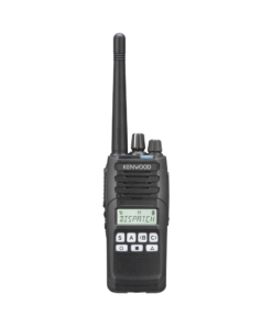 Alternative view of 400-470 MHz, Digital DMR-Analógico, 5 Watts, 260 Canales, Roaming, Encriptación, GPS, Inc. antena, batería, cargador y clip