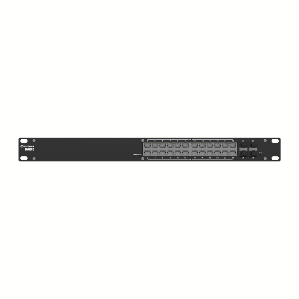 Switch Industrial Gestionado L2+, 24 Puertos Gigabit PoE+, 4 Puertos SFP, 300W PoE Budget, Rack 19", IP30, TSWOS 2 Switch Industrial Gestionado L2+, 24 Puertos Gigabit PoE+, 4 Puertos SFP, 300W PoE Budget, Rack 19", IP30, TSWOS - Imagen 2