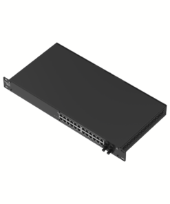 Switch Industrial Gestionado L2+, 24 Puertos Gigabit PoE+, 4 Puertos SFP, 300W PoE Budget, Rack 19", IP30, TSWOS