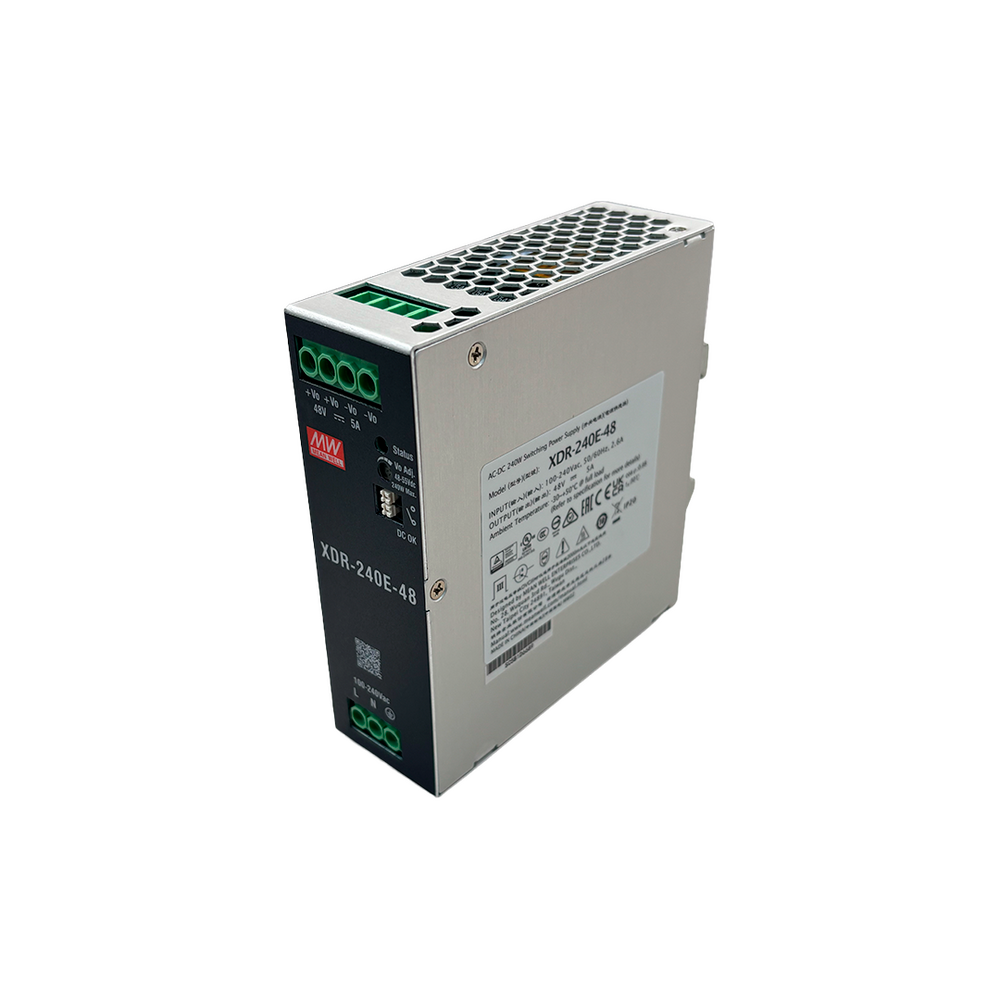 Fuente de Poder Industrial de 240W, salida 24Vcd, 10A, para montaje Riel Din 2 Fuente de Poder Industrial de 240W, salida 24Vcd, 10A, para montaje Riel Din - Imagen 2