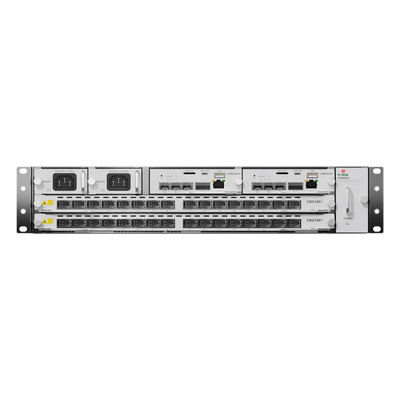 OLT Modular tipo Chasis Serie V5600X2 GPON/XGS-PON Combo, 2 Ranuras de Servicio Incluye 1 tarjeta de 16 puertos GPON con Módulos, 2 Fuentes de alimentación AC+DC, 1 Tarjeta de Control-UpLink, 2 UR 1 OLT Modular tipo Chasis Serie V5600X2 GPON/XGS-PON Combo, 2 Ranuras de Servicio Incluye 1 tarjeta de 16 puertos GPON con Módulos, 2 Fuentes de alimentación AC+DC, 1 Tarjeta de Control-UpLink, 2 UR
