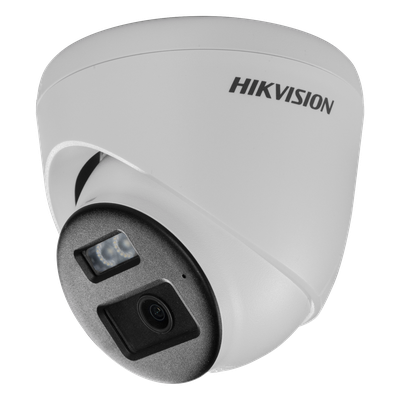 [Audio Bidireccional + Dual Light + ColorVu] Turret TURBOHD 3K / Lente 2.8 mm / 40 mts IR EXIR + 40 mts Luz Blanca / Micrófono y Bocina Integrado / Exterior IP67 / dWDR